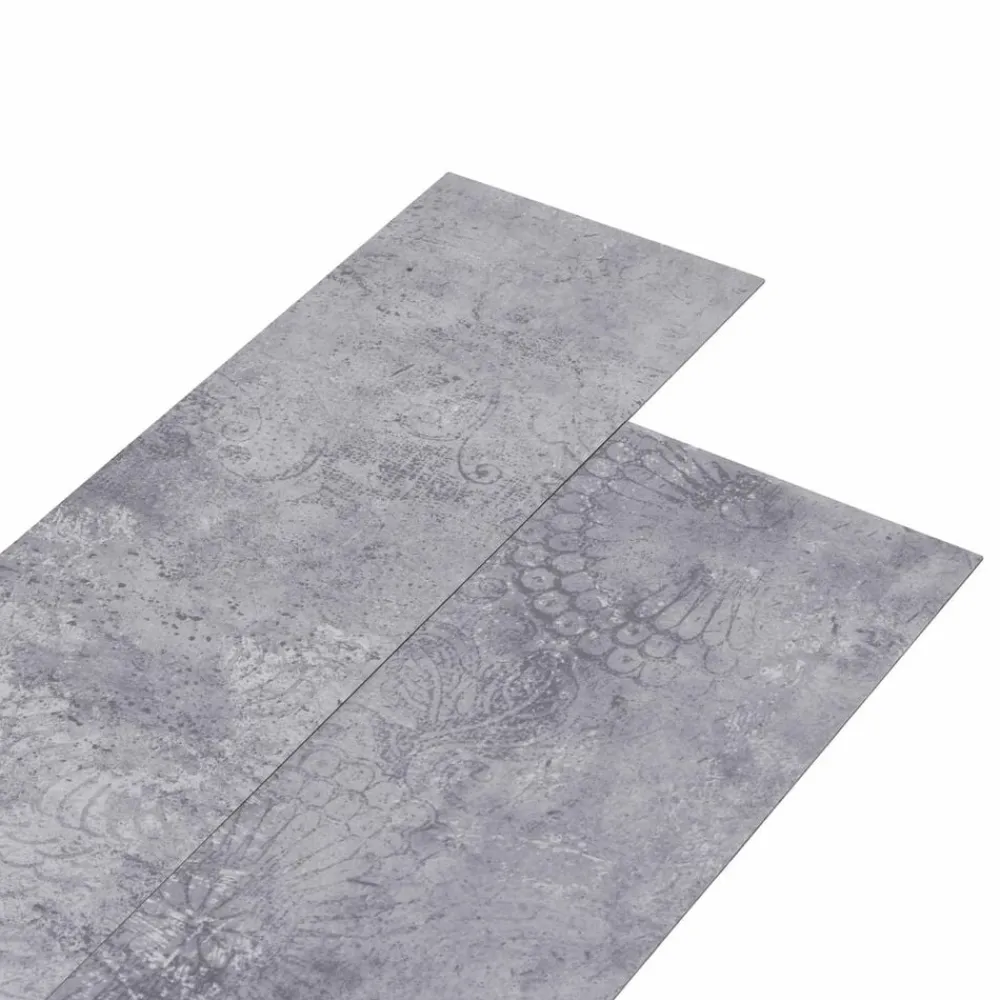 Bouwmaterialen*vidaXL Zelfklevende Vloerplank 32 pcs 4,46 m² PVC Cementgrijs