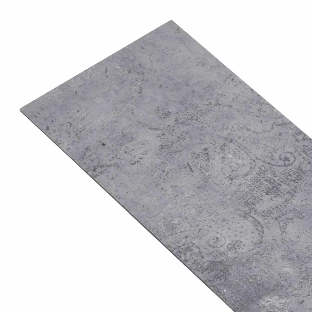 Bouwmaterialen*vidaXL Zelfklevende Vloerplank 32 pcs 4,46 m² PVC Cementgrijs