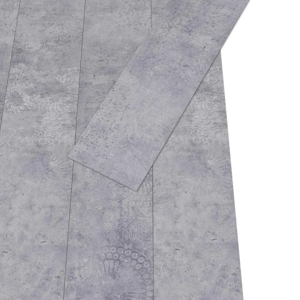 Bouwmaterialen*vidaXL Zelfklevende Vloerplank 32 pcs 4,46 m² PVC Cementgrijs