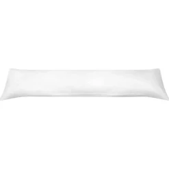 Linnengoed*vidaXL Zijslaapkussen 40x145 cm wit