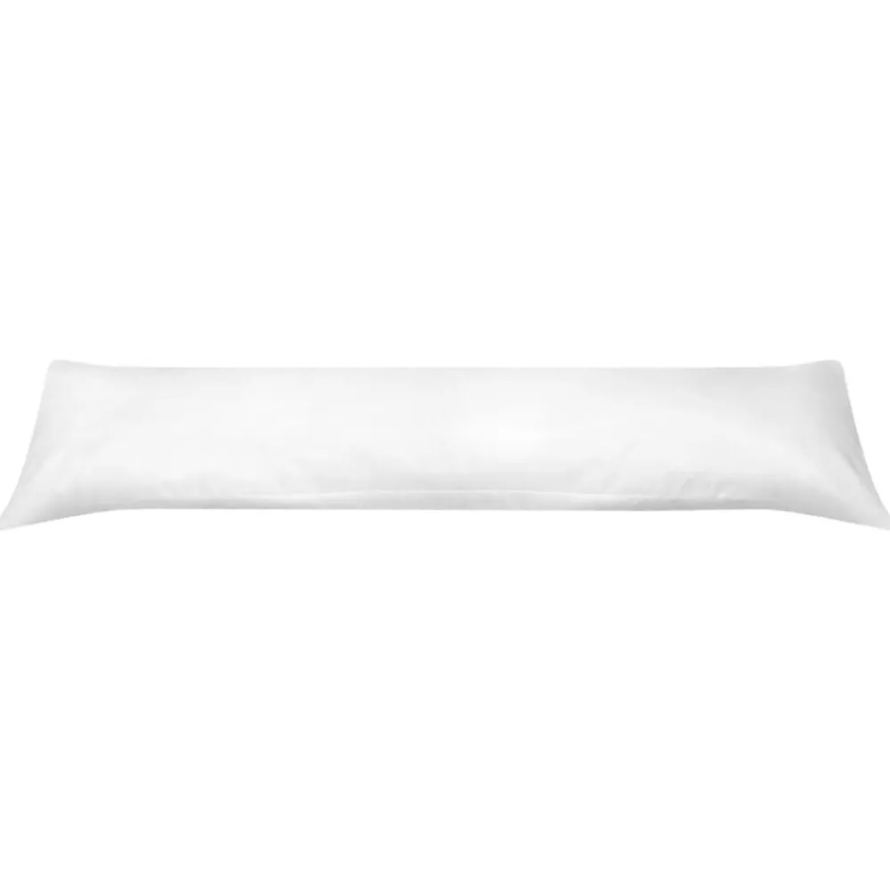 Linnengoed*vidaXL Zijslaapkussen 40x145 cm wit