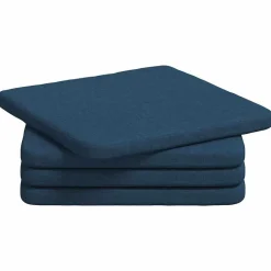 Zitkussens 4 pcs 40 x 40 x 3 cm Stof>vidaXL Online