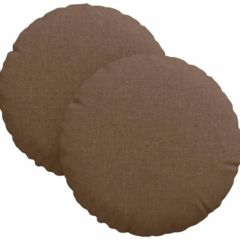 Zitkussens 2 pcs Ø30 x 13 cm Stof>vidaXL Sale
