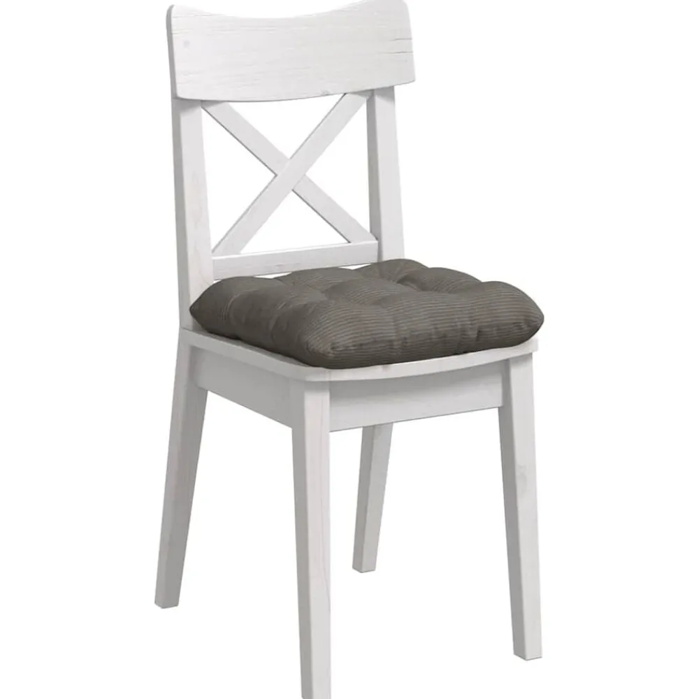 Woon- & Tuinaccessoires*vidaXL Zitkussens 4 pcs 40 x 40 cm Katoen Stof Lichtgrijs