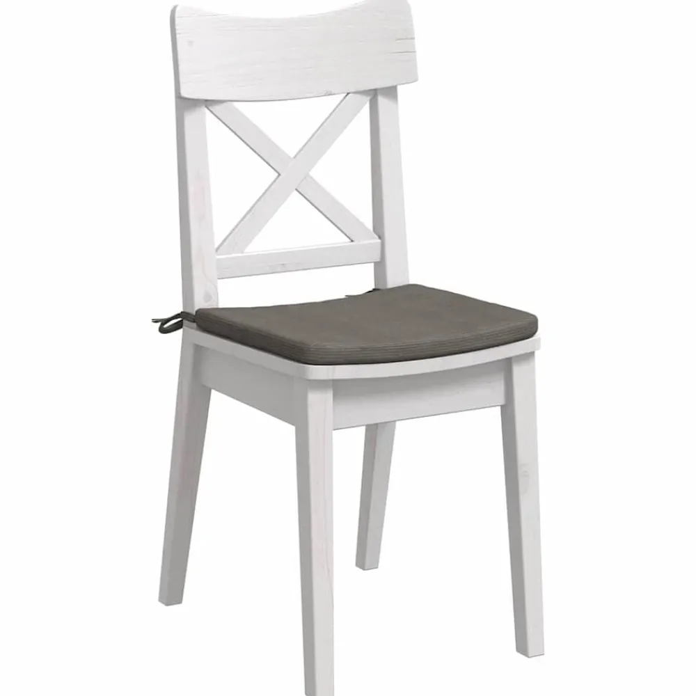 Woon- & Tuinaccessoires*vidaXL Zitkussens 4 pcs 40 x 40 x 3 cm Katoen Stof Lichtgrijs