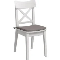 Woon- & Tuinaccessoires*vidaXL Zitkussens 4 pcs 40 x 40 x 3 cm Stof Taupe