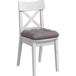 Woon- & Tuinaccessoires*vidaXL Zitkussens 4 pcs 40 x 40 x 12 cm Stof Taupe