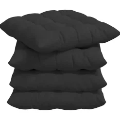 Zitkussens 4 pcs 40 x 40 x 6 cm Microfibre>vidaXL Online