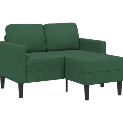2-zitsbank met ligstoel L-vorm 125 cm linnen>vidaXL Best
