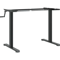 Zit-sta bureauframe (94-135)x60x(70-114) cm staal>vidaXL Outlet