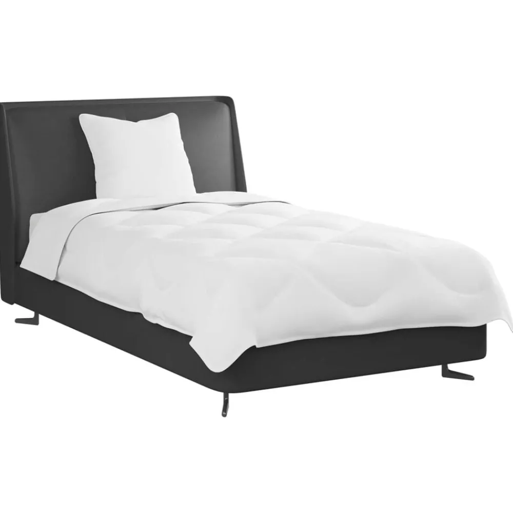 Linnengoed*vidaXL Zomer Dekbed met kussen 2 pcs Wit Microvezel