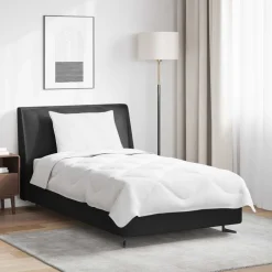 Linnengoed*vidaXL Zomer Dekbed met kussen 2 pcs Wit Microvezel