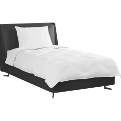 Linnengoed*vidaXL Zomer Dekbed met kussen 2 pcs Wit Microvezel
