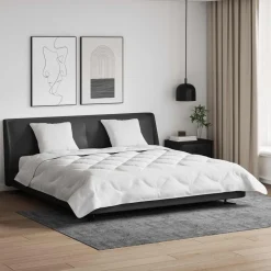 Zomer Dekbed met kussen 3 pcs Wit Microfibre>vidaXL