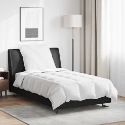 Zomer Dekbed met kussen 2 pcs Wit Donsveertjes>vidaXL New
