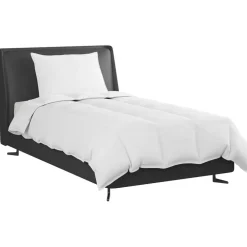 Linnengoed*vidaXL Zomer Dekbed met kussen 2 pcs Wit Donsveertjes