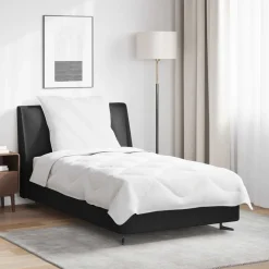 Linnengoed*vidaXL Zomer Dekbed met kussen 2 pcs Wit Microvezel