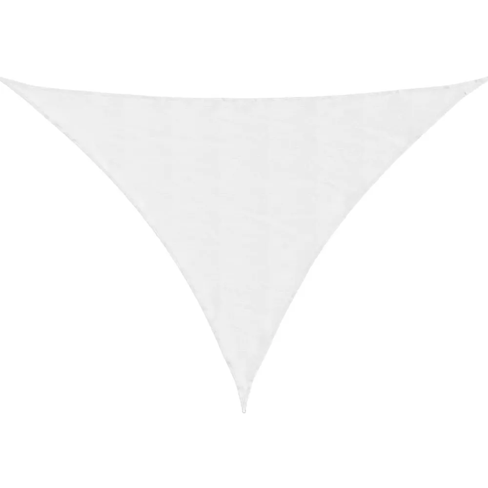 Tuin & Gazon*vidaXL Zonnescherm driehoekig 2,5x2,5x3,5 m oxford stof Wit