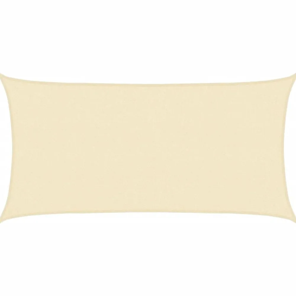 Zonnescherm HDPE rechthoekig 2x4 m créme>vidaXL Outlet