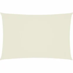 Tuin & Gazon*vidaXL Zonnescherm rechthoekig 2x4 m oxford stof crèmekleurig Crème