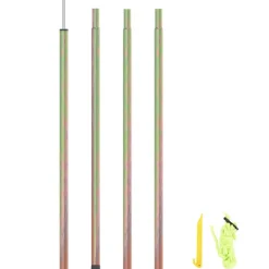 Buitensport*vidaXL Zonneschermpalen 200 cm gegalvaniseerd staal