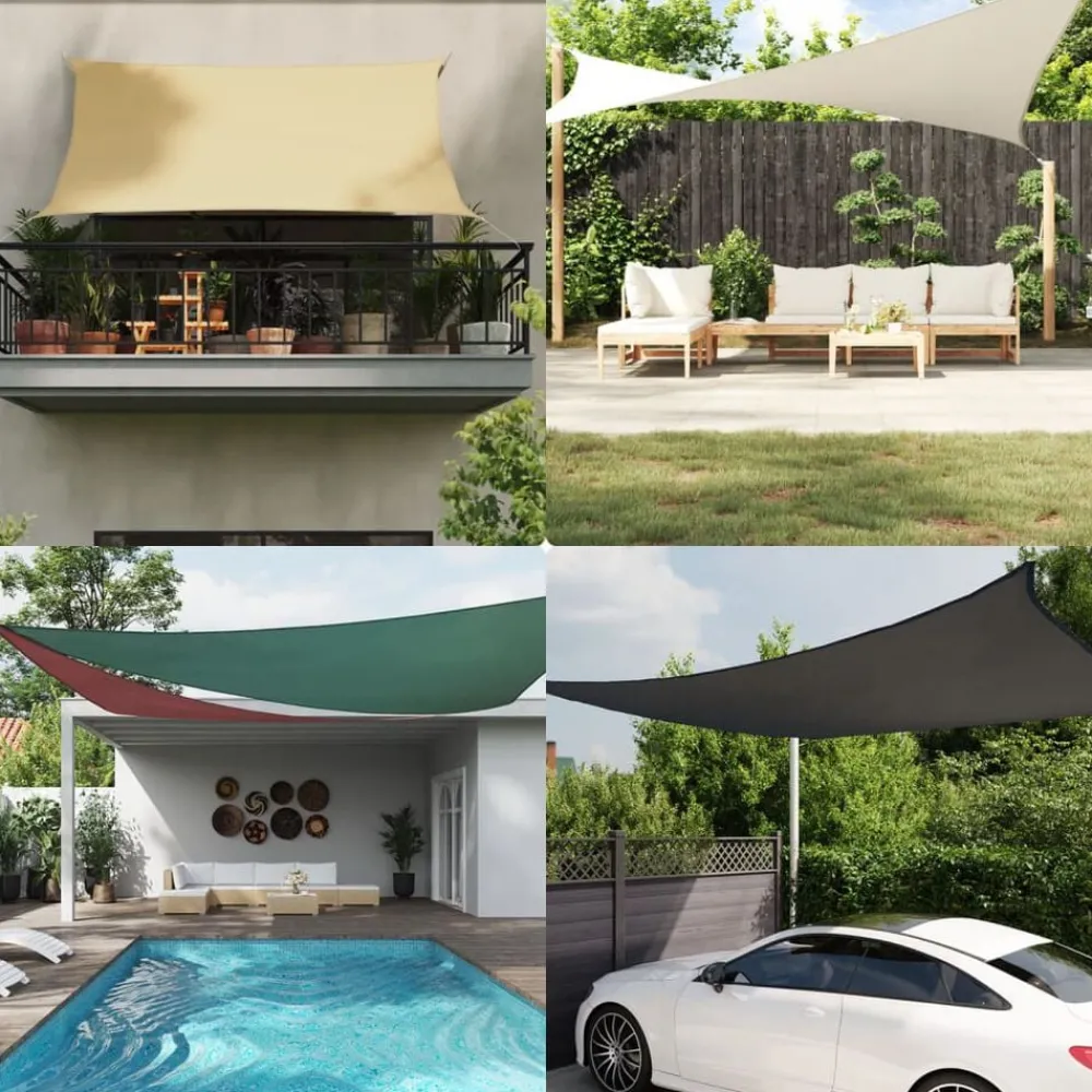 Zonnezeil 2,5x2 m 100% polyester oxford kleurig>vidaXL Online