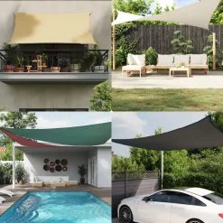 Zonnezeil 2x2x2 m 100% polyester oxford kleurig>vidaXL Best