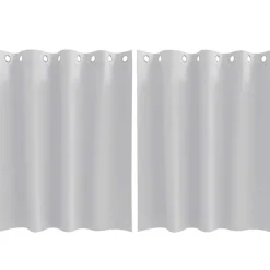 Zwart-out Gordijnen met Ringen 2 pcs 140 x 140 cm>vidaXL New