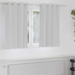 Zwart-out Gordijnen met Ringen 2 pcs 140 x 140 cm>vidaXL New