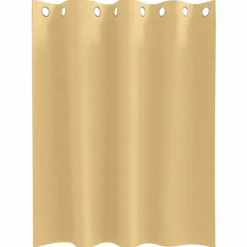 Woon- & Tuinaccessoires*vidaXL Zwart-out Gordijnen met Ringen 2 pcs 140 x 140 cm Beige