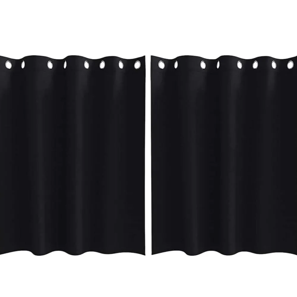 -out Gordijnen met Ringen 2 pcs 140 x 140 cm>vidaXL