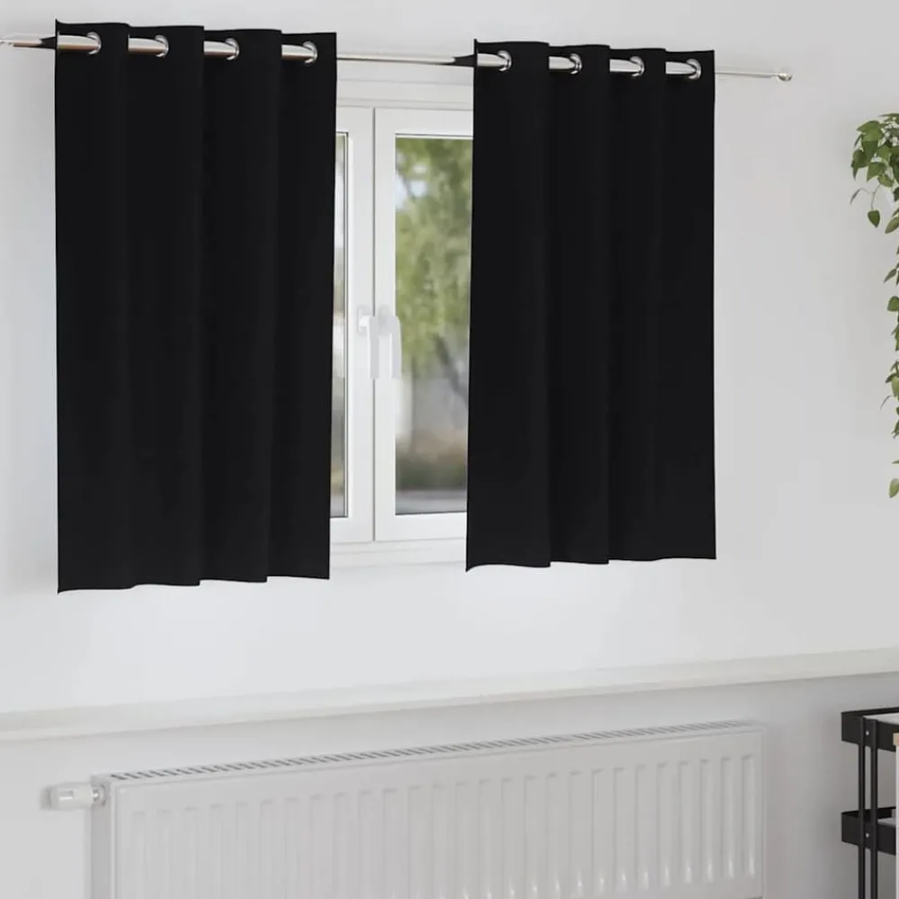 -out Gordijnen met Ringen 2 pcs 140 x 140 cm>vidaXL