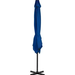 Zweefparasol met aluminium paal 250x250 cm azuur><noscript><img width=