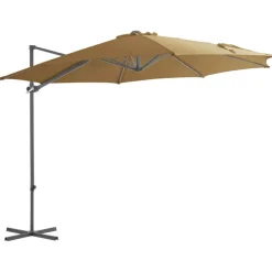 Zweefparasol met stalen paal 300 cm>vidaXL Best