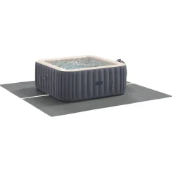 Zwembaden & Spa'S*vidaXL Zwembad Grondzeil 274 x 274 x 0,1 cm Lichtgrijs