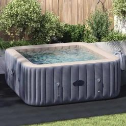 Zwembaden & Spa'S*vidaXL Zwembad Grondzeil 274 x 274 x 0,1 cm Niet-geweven Stof Zwart