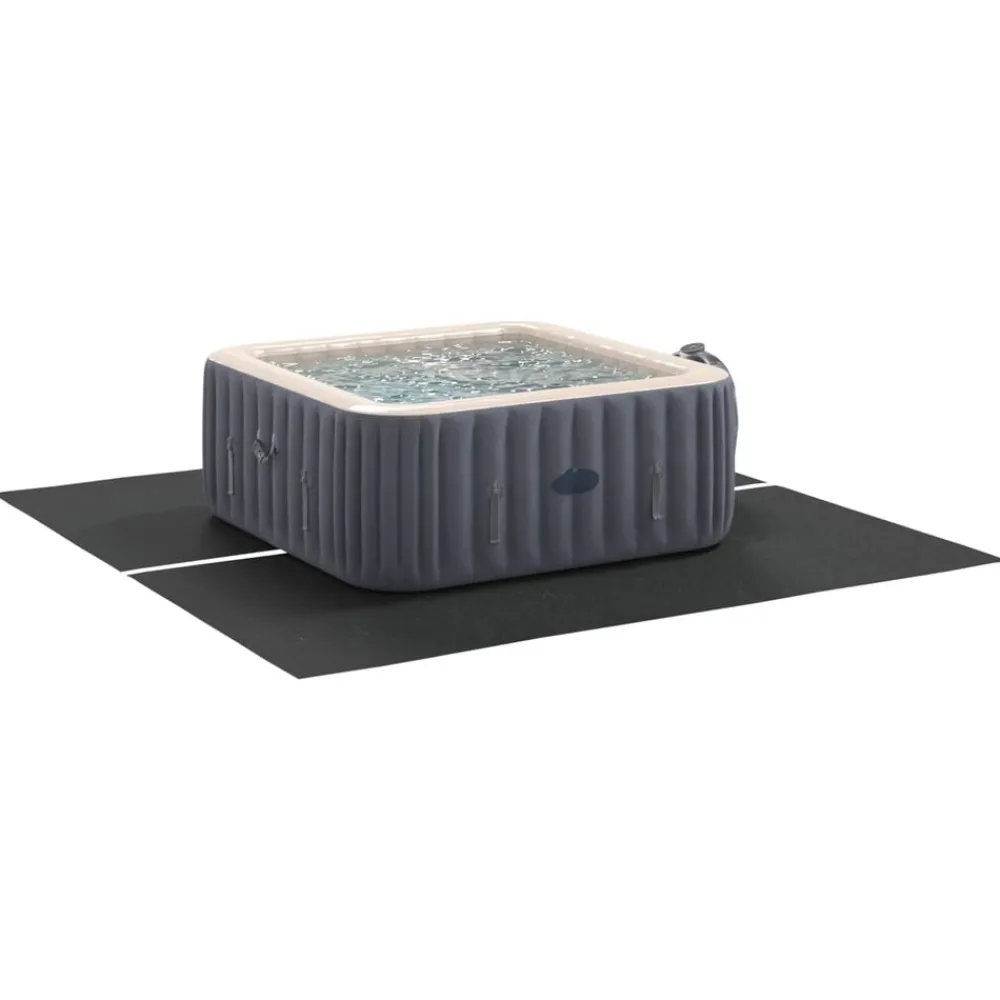 Zwembaden & Spa'S*vidaXL Zwembad Grondzeil 274 x 274 x 0,1 cm Niet-geweven Stof Zwart