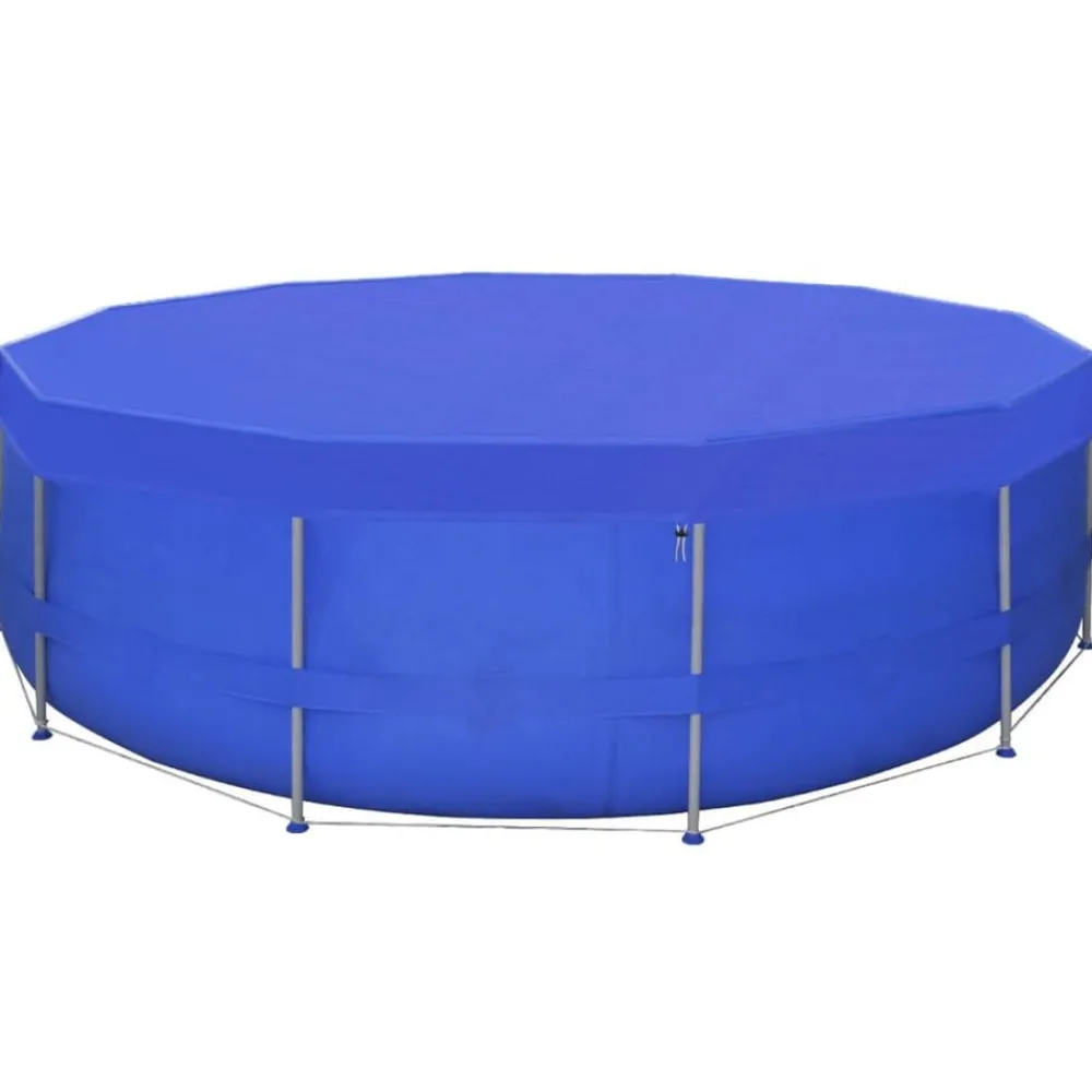 Zwembaden & Spa'S*vidaXL Zwembadafdekking PE rond 460 cm 90 g/m²