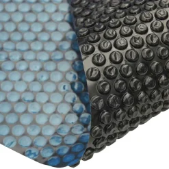 Zwembaden & Spa'S*vidaXL Zwembadfolie solar drijvend 488x244 cm PE Zwart en blauw