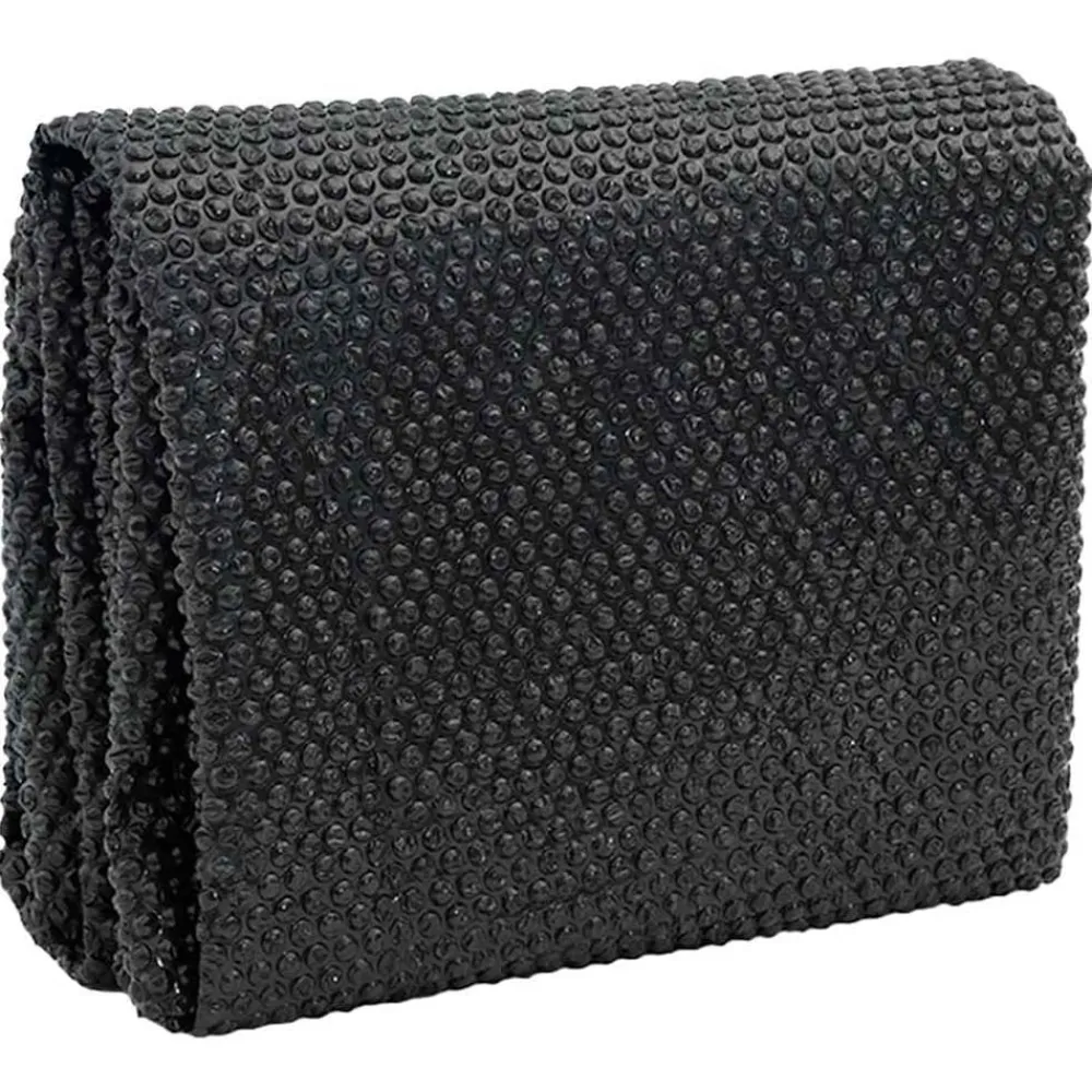 Zwembaden & Spa'S*vidaXL Zwembadfolie solar drijvend 210 cm PE Zwart en blauw