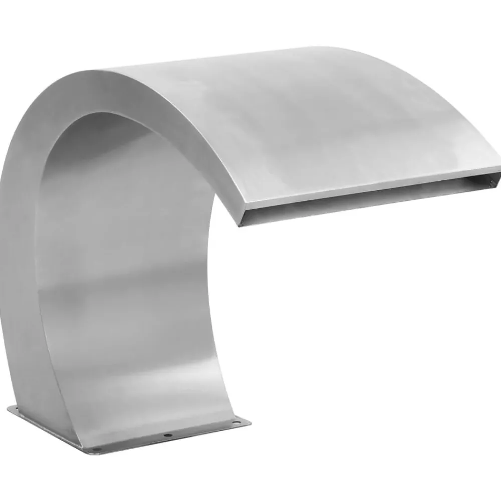 Zwembadfontein met LED's 30x60x45 cm roestvrij staal>vidaXL Outlet