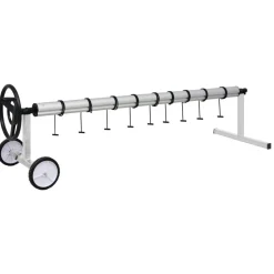 Zwembaden & Spa'S*vidaXL Zwembadhoesroller met roestvrijstalen frame