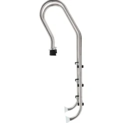Zwembadladder met 3 sporten 120 cm roestvrij staal 304><noscript><img width=