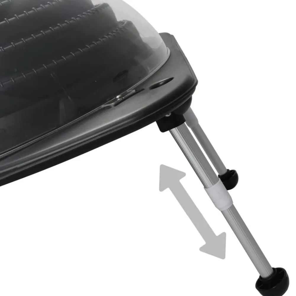 Zwembadverwarming solar 75x75x36 cm HDPE aluminium>vidaXL Outlet