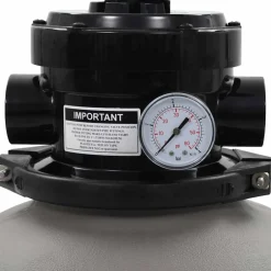 Zwembadzandfilter met 4-positie ventiel 350 mm grijs><noscript><img width=