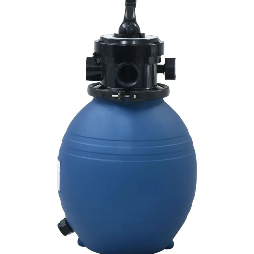 Zwembadzandfilter met 4-positie ventiel 300 mm blauw>vidaXL Outlet