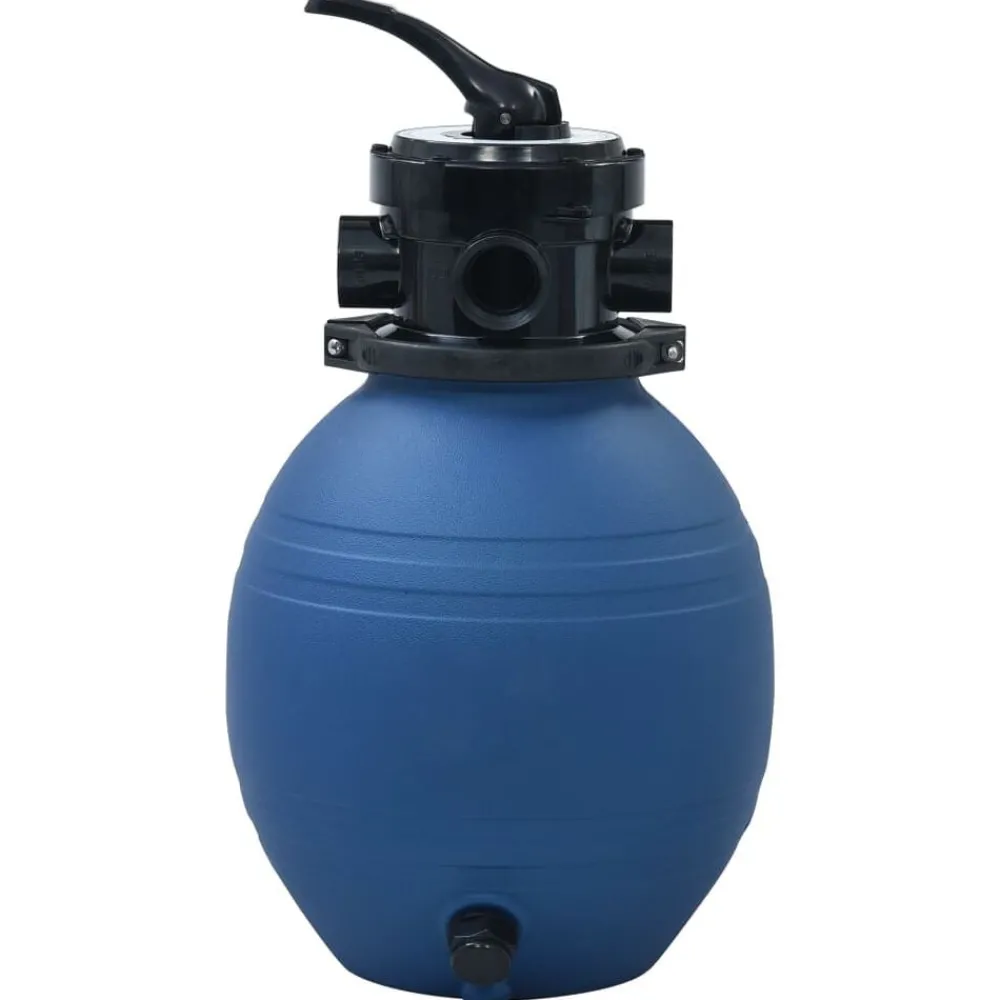 Zwembadzandfilter met 4-positie ventiel 300 mm blauw>vidaXL Outlet