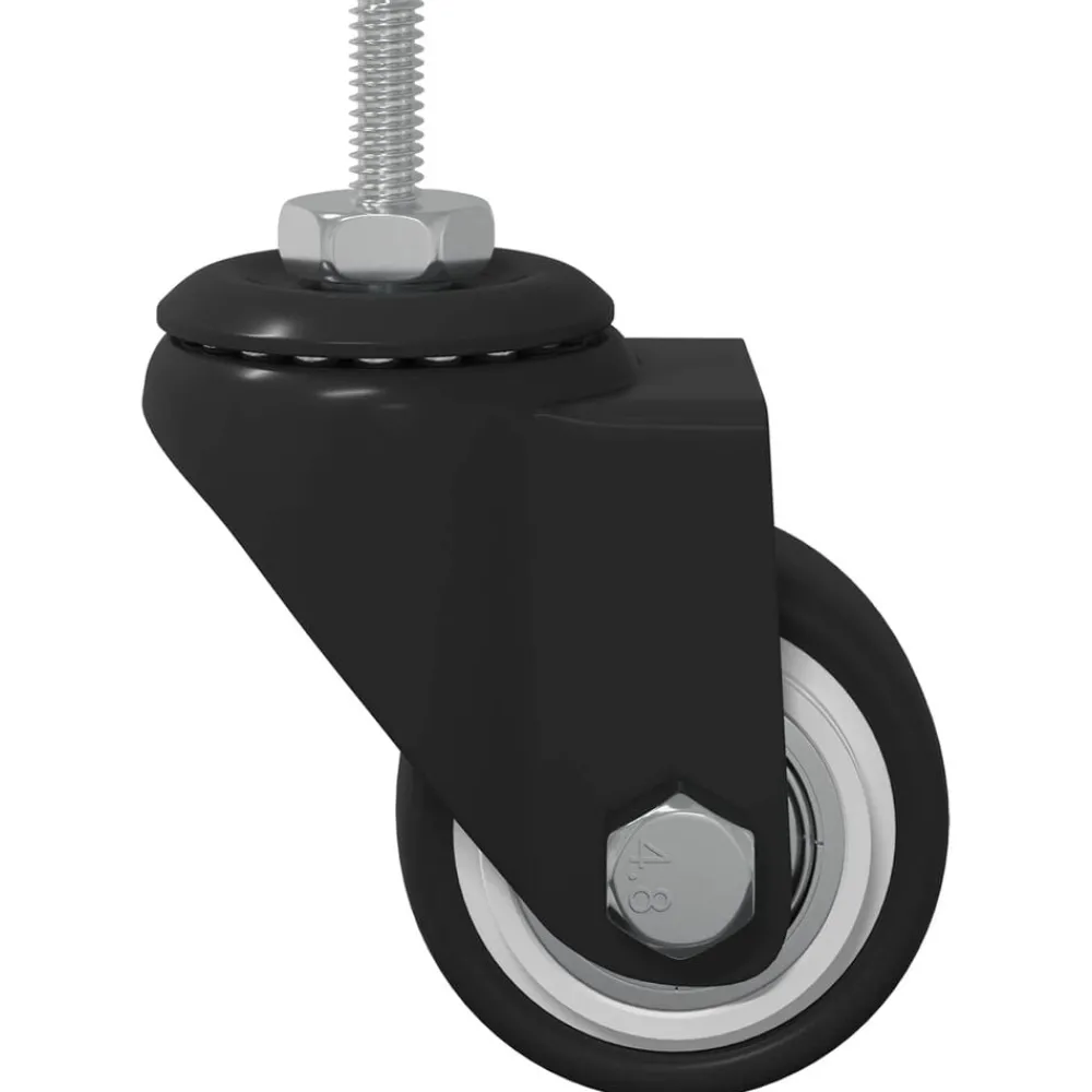 Zwenkwiel 2 pcs Zwart 40,4 x 40,4 x 19,7 mm IJs en nylon>vidaXL Hot