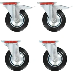 Zwenkwielen 4 st 160 mm>vidaXL Outlet