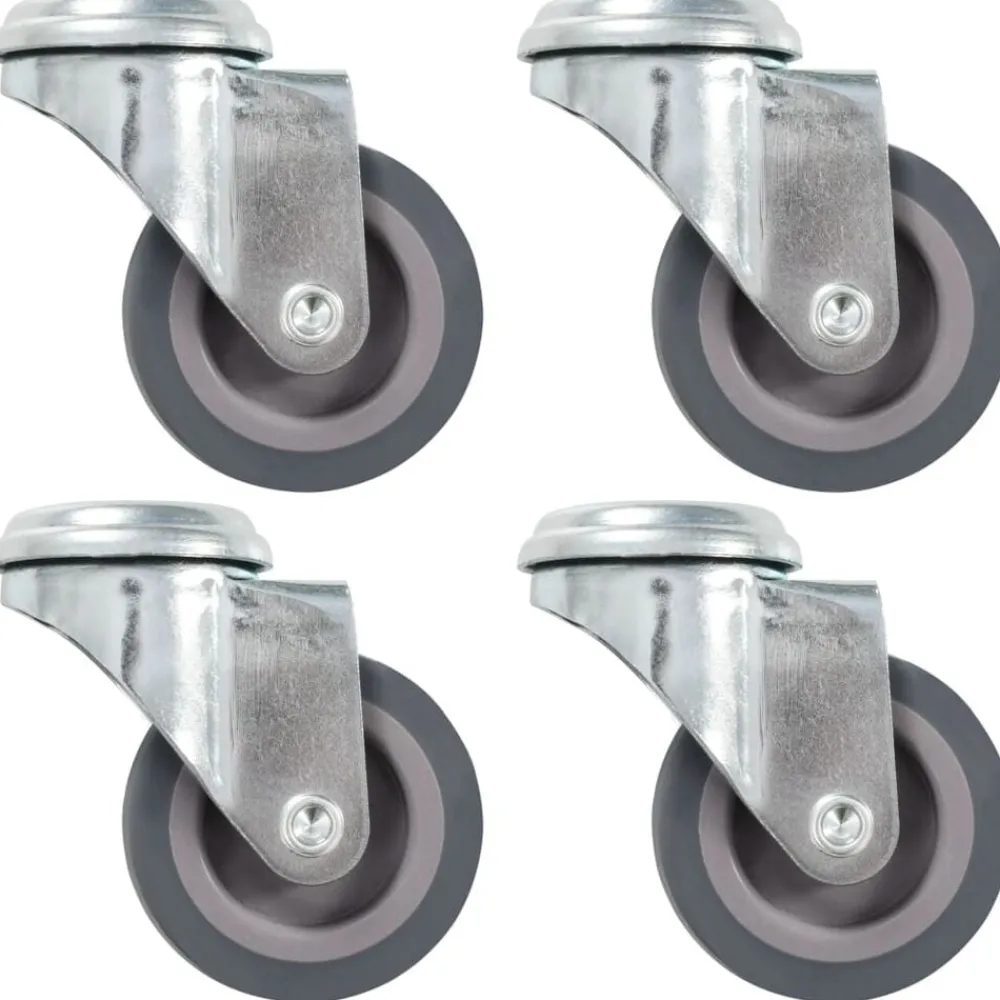 Zwenkwielen met boutgaten 4 st 50 mm>vidaXL Outlet